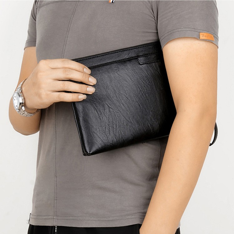 [BEST SELLER] Túi cầm tay Clutch da nam Manzo CL003 - Tặng móc khóa da bò thật | BigBuy360 - bigbuy360.vn