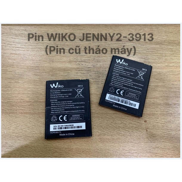 Pin WIKO JENNY 2-3913 (PIN CŨ THÁO MÁY)