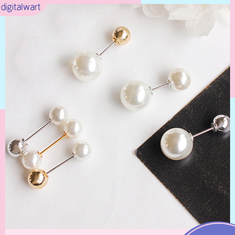 Ghim Cài Áo Đính Ngọc Trai Giả Sang Trọng Cho Nữ