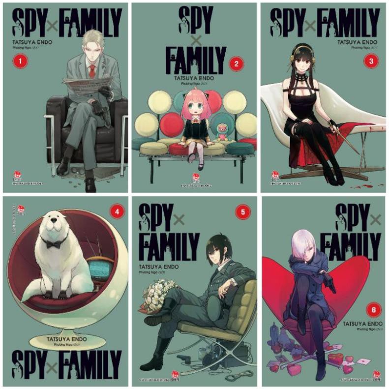 Truyện Spy x Family (Combo 6 cuốn Tập 1 > 6 ) Tái bản