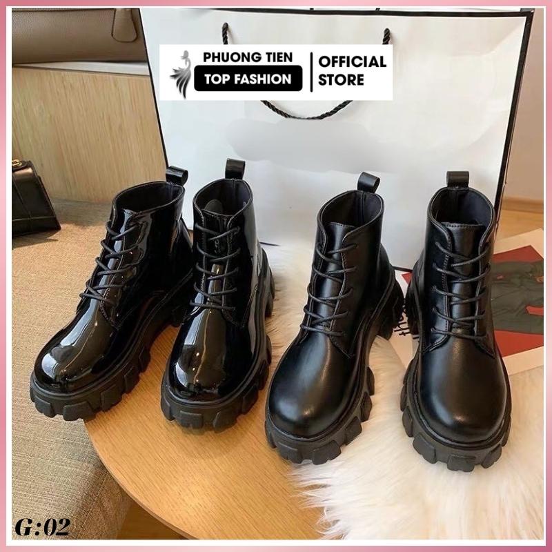Giày bốt nữ ,giày lửng kiểu dáng hàn quốc .topfasion G02