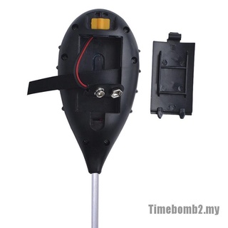 [Time2] Máy đo độ ẩm đất PH 4 trong 1 Máy đo độ ẩm ánh sáng mặt trời cho bãi cỏ cây trong vườn