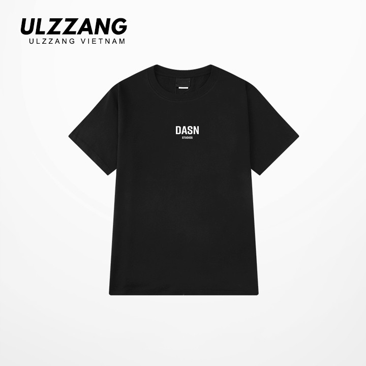 Áo thun tay lỡ ULZZANG cotton dáng unisex form rộng in chữ dasn