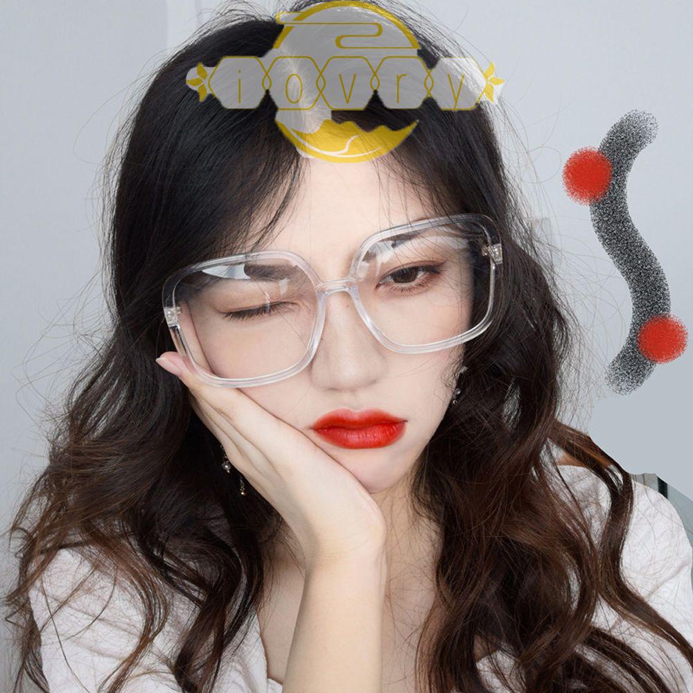 Kính Mát Gọng Vuông Lớn Chống Ánh Sáng Xanh In Họa Tiết Da Báo Phong Cách Cổ Điển Cho Nam Và Nữ