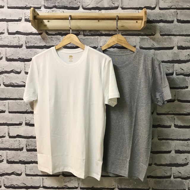 Combo 02 áo thun trơn dáng suông nam nữ đều mặc được