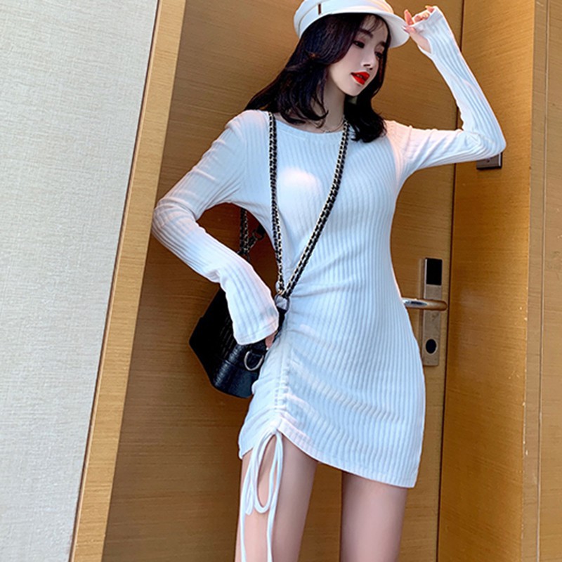 Đầm tay dài phong cách Hàn Quốc | BigBuy360 - bigbuy360.vn