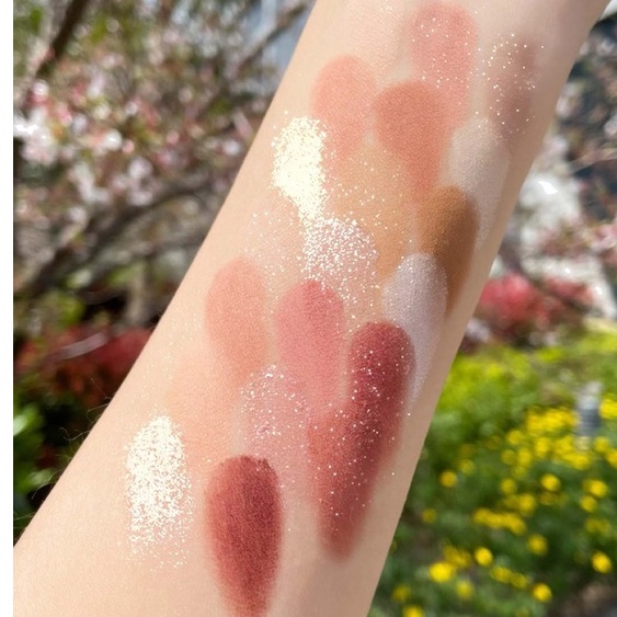 Phấn mắt dikalu sakura 20 ô tone nây tây nhũ lì