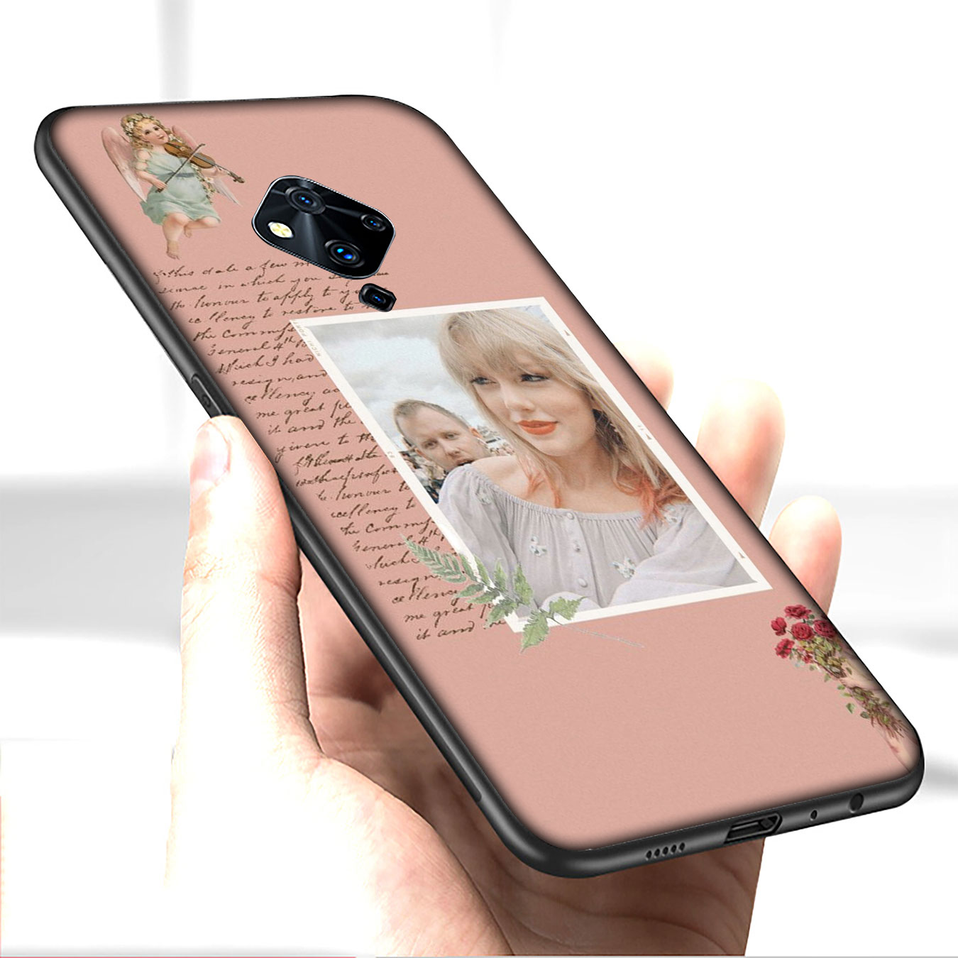 Ốp Điện Thoại Silicon Mềm Hình Taylor Swift K186 Cho Vivo V5 Lite V7 Plus V5s Y67 Y75 Y79 Y66 V9 Y85 Y89 X50 Pro Y20 Y11 Y53