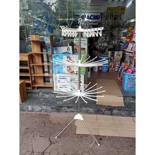 CÂY PHƠI ĐỒ INOX ĐA NĂNG DÁNG TRÒN