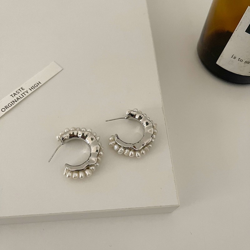 Set 100 Khuyên Tai Đính Ngọc Trai Nhân Tạo Thời Trang