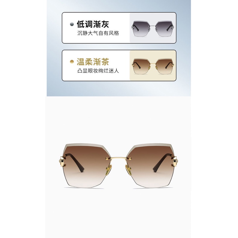Kính mắt nữ thời trang cao cấp - Kính mát nữ cool ngầu tròng kính chống tia UV BDGC1987  - Tặng kèm hộp + Khăn lau