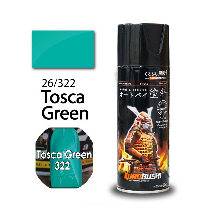 Combo Bình Sơn Xịt Samurai Màu Xanh 322