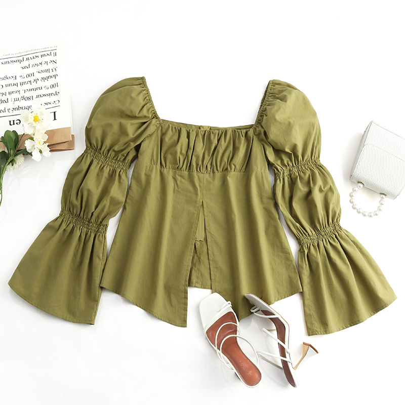  Áo Nữ Thời Trang CELMIA Tay Dài Cổ Vuông Duyên Dáng Cảm | BigBuy360 - bigbuy360.vn