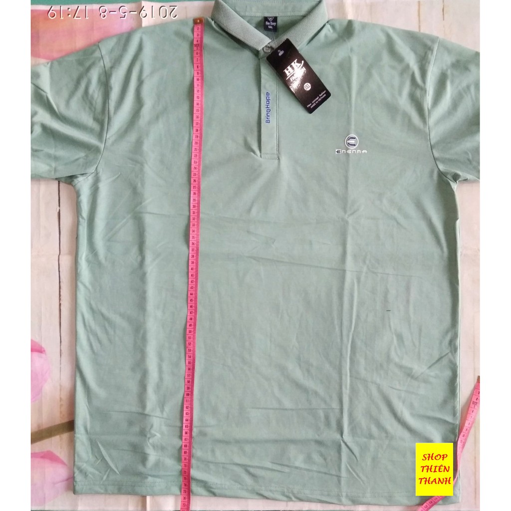 Áo thun nam big size cổ bẻ vải cotton tối đa 150kg | BigBuy360 - bigbuy360.vn