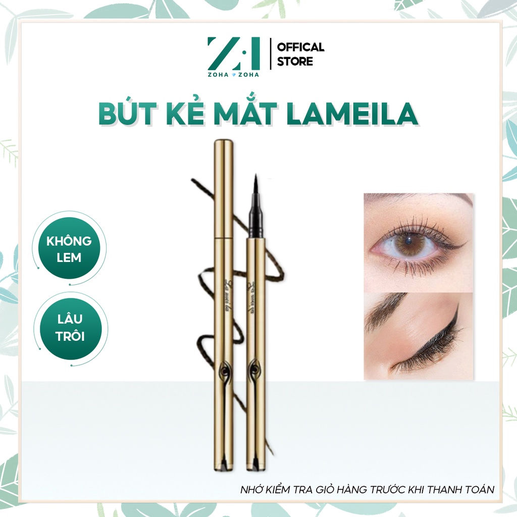 Bút Kẻ Mắt Nước Phong Cách Hàn Quốc Lâu Trôi Chống Nước Nhanh Khô Lameila