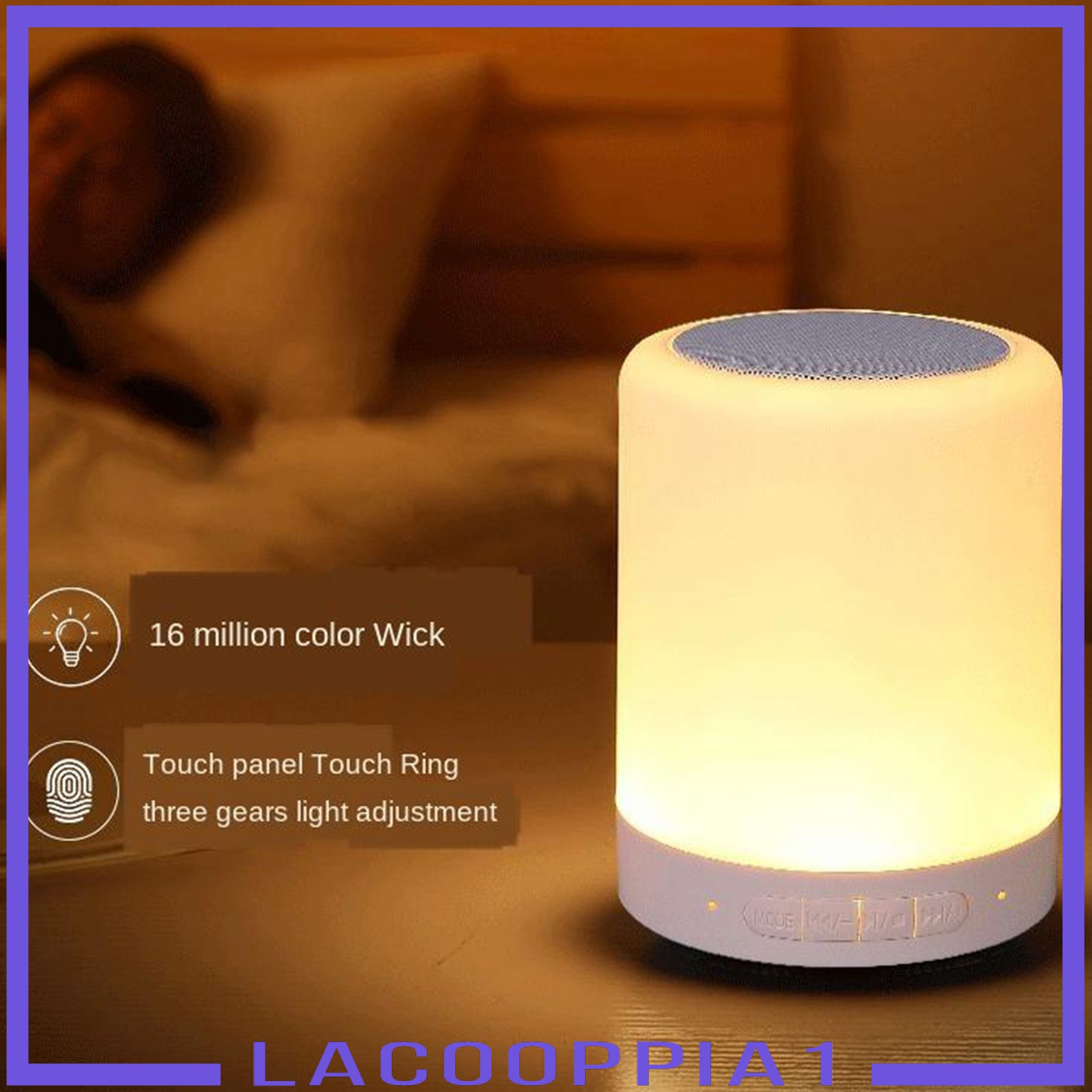 Loa Lapopopia1 Có Đèn Led Kết Nối Bluetooth Có Micro Và Phụ Kiện