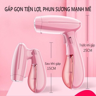 Bàn ủi cầm tay gấp gọn mini