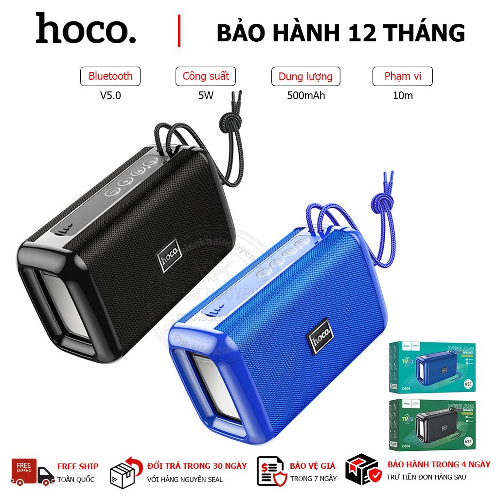 Loa Bluetooth HOCO DS04 Black/Camou Chính Hãng (Cầm Tay, v5.0)