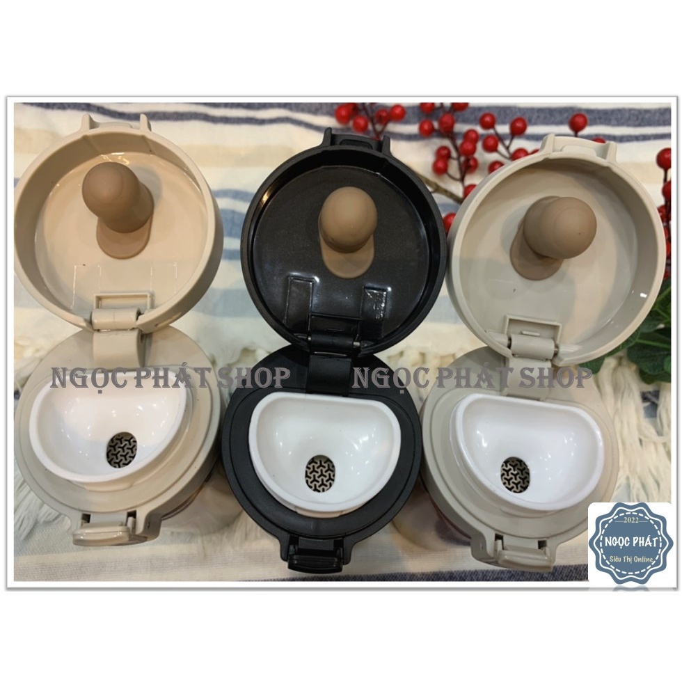 Bình giữ nhiệt, bình coffee Inox 2 lớp SUS 304 nắp bật tiện dụng 500ml