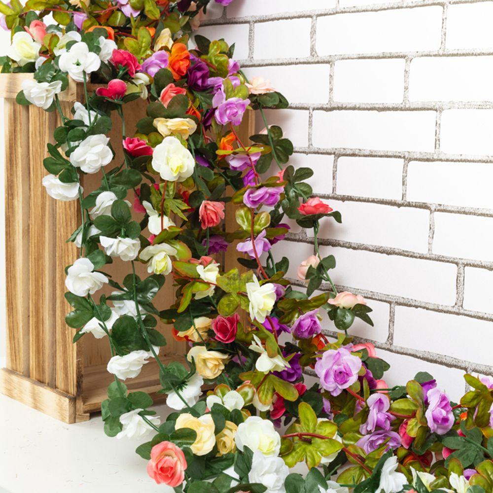 Dây Hoa Hồng Giả 45 Bông Trang Trí Chất Lượng Cao