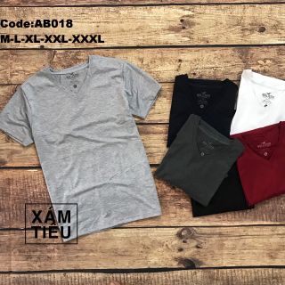 Áo thun nam cổ tim body