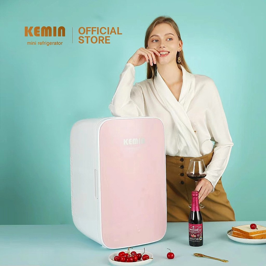 Tủ lạnh mini Kemin K25 đựng mỹ phẩm 25 lít, tủ lạnh nhỏ 2 chiều giá rẻ - Monnie Kids