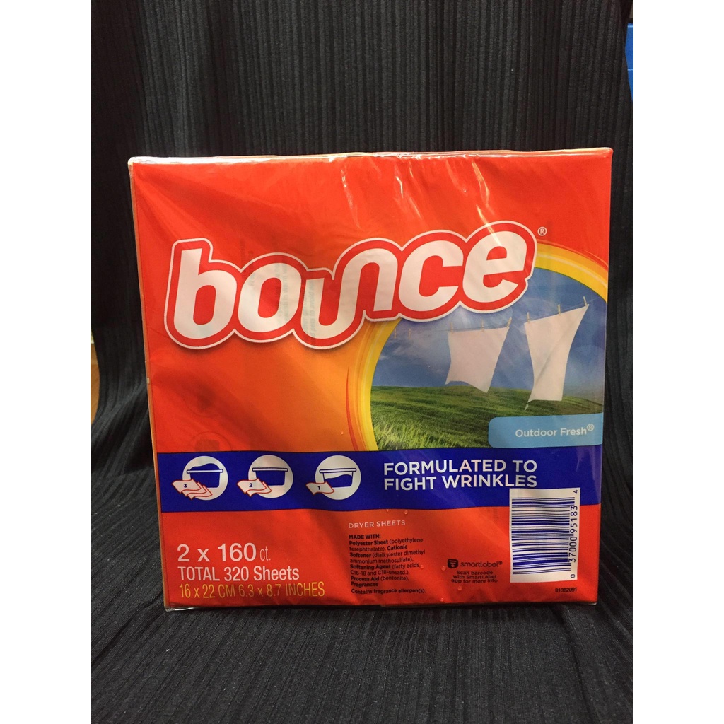 Giấy thơm quần áo Bounce 160 sheet của Mỹ
