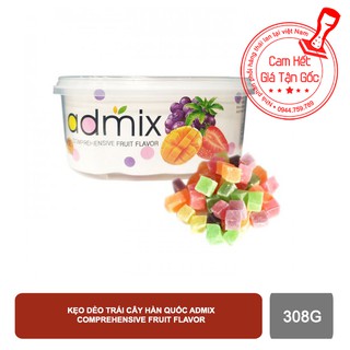 Kẹo dẻo trái cây hàn quốc Admix Comprehensive Fruit Flavor 308g