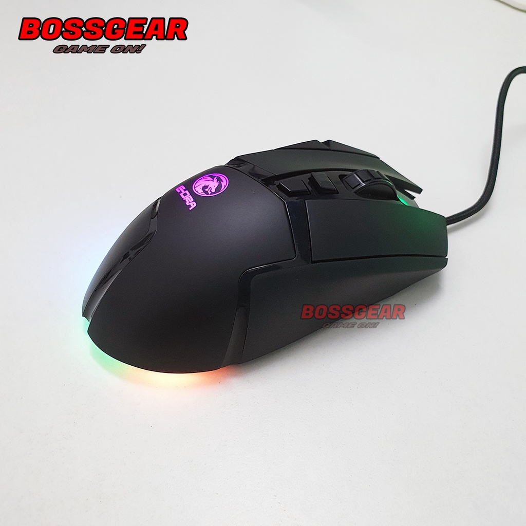 Chuột Gaming EDra EM6502 Pro ( 50 triệu lượt bấm, 16000 DPI, LED RGB, Có PM riêng )