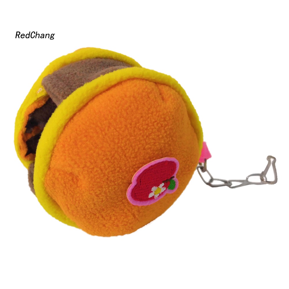 Tổ Ngủ Giữ Ấm Hình Hamburger Cho Hamster / Sóc / Chim Vẹt