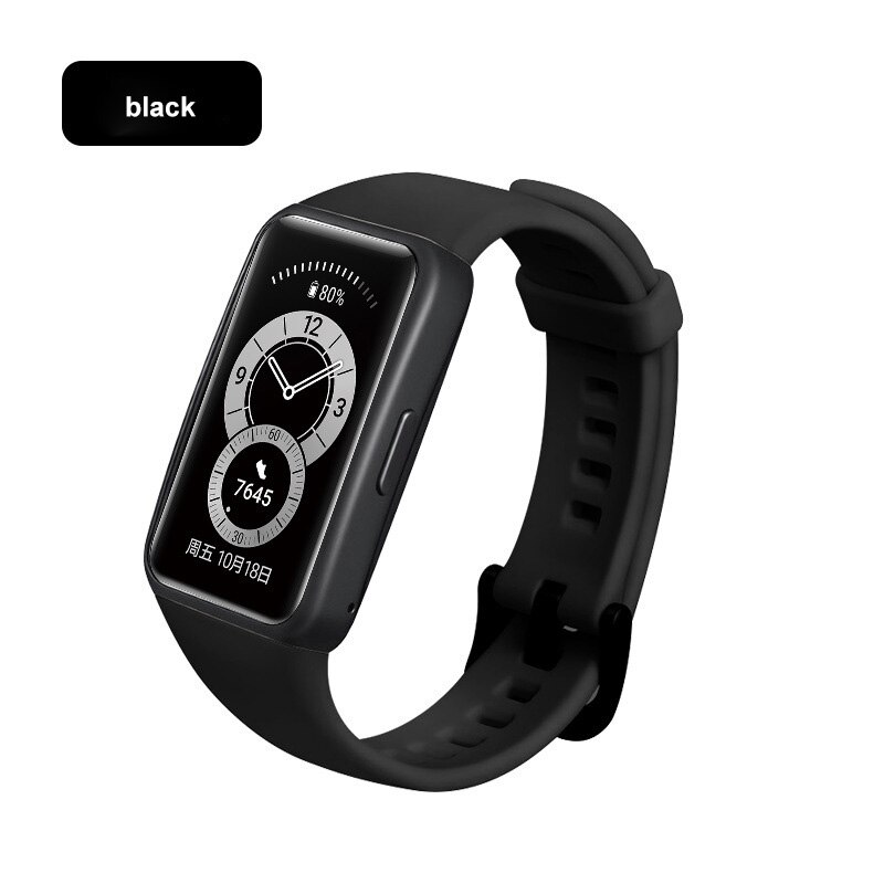 Dây Đeo Thay Thế Chất Liệu Silicon Thiết Kế Nhiều Lỗ Thời Trang Cho Huawei Band 6