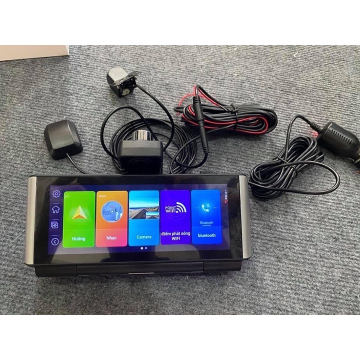 Cam hành trình Phisung k7 đặt taplo hỗ trợ lùi xe màn hình cảm ứng full HD 4G | BigBuy360 - bigbuy360.vn