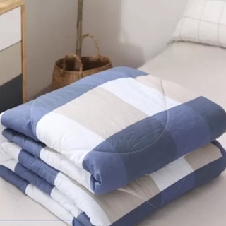 [HCM][Dày dặn - hình thật ]chăn hè trần bông 2 mặt (1.6*2m)