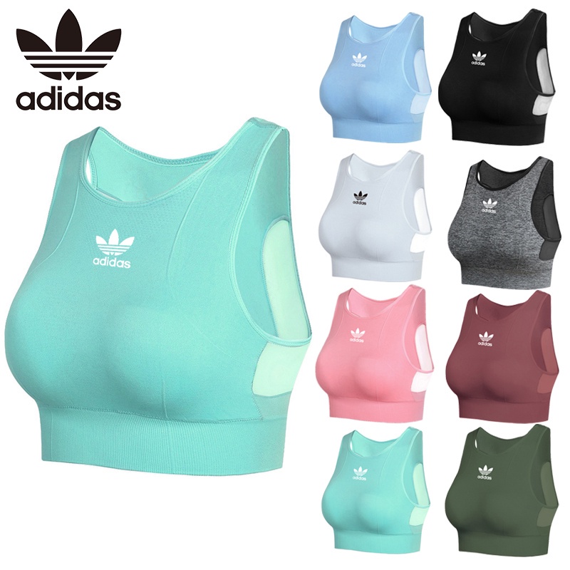 Adidas Áo Ngực Thể Thao Chống Sốc Thiết Kế Quyến Rũ Trẻ Trung Cho Bạn Gái