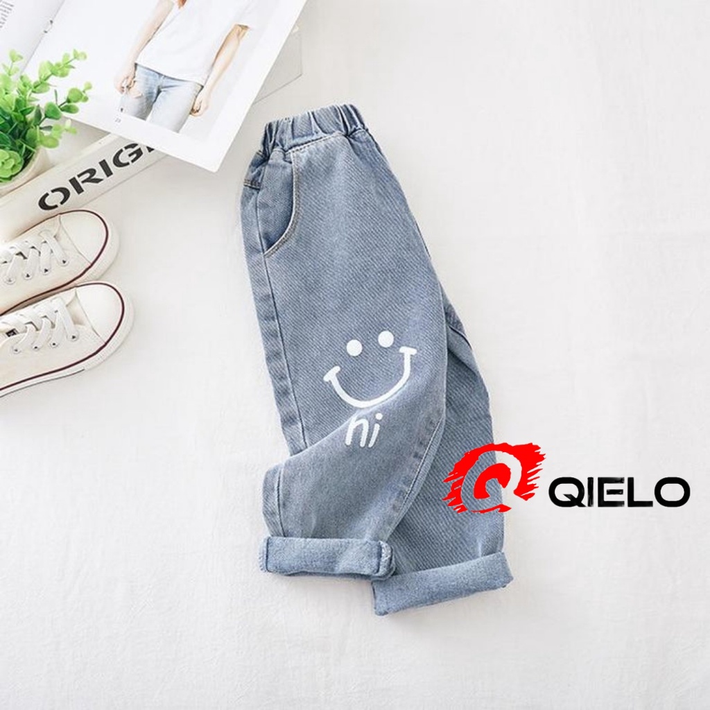 Quần Jean Ống Cao Su Đi Tuyết Cho Bé Trai Từ 4-10 Tuổi