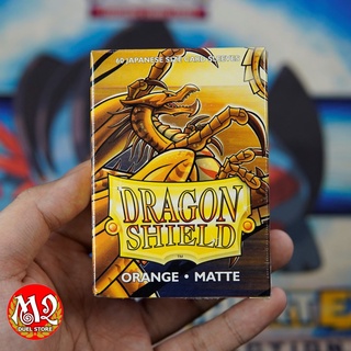 Bọc bài Yugioh Dragon Shield - Japanese size - Orange Matte - Màu cam - 60 cái - Nhập khẩu từ Mỹ