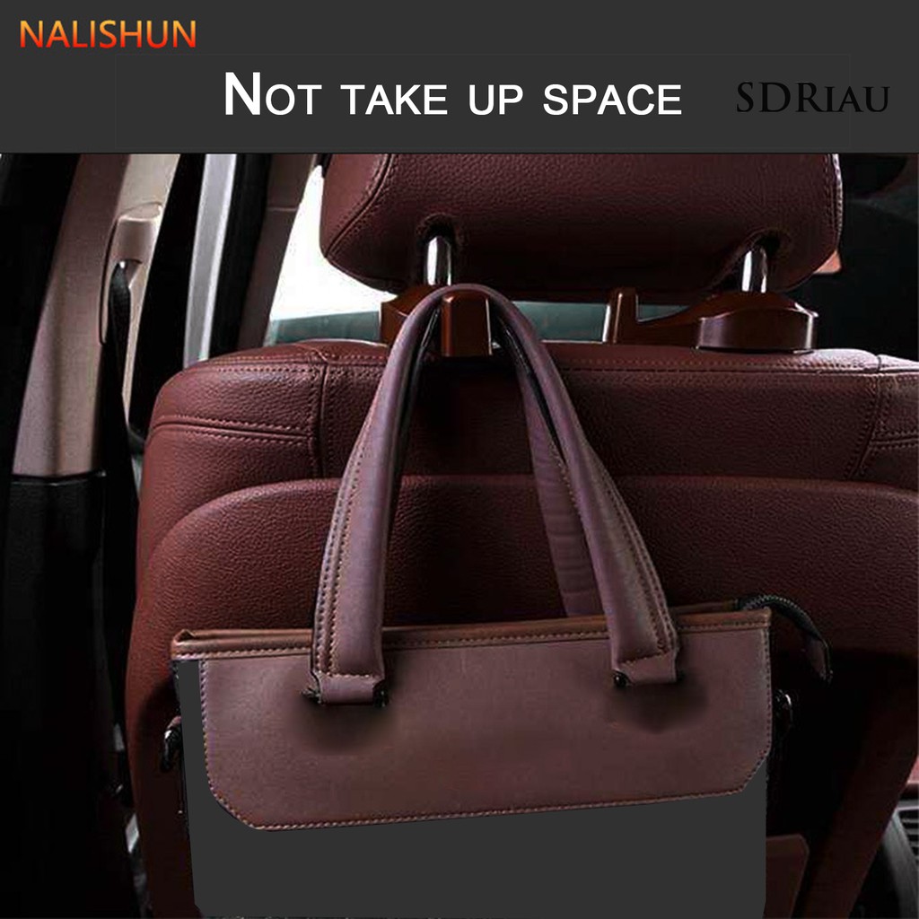 Cặp Móc Gắn Ghế Tựa Đầu Xe Hơi Treo Đồ Dùng Đa Năng Tiện Dụng