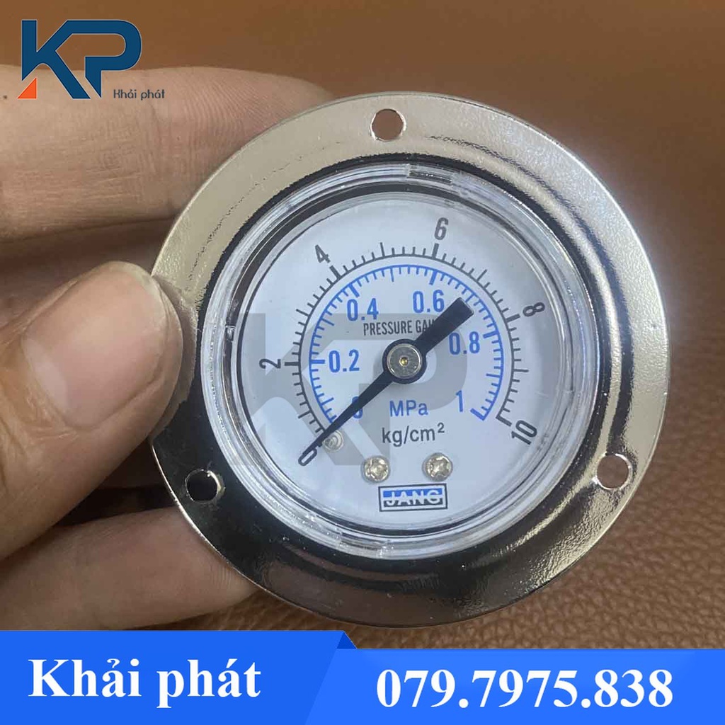 Đồng hồ áp suất HOLAN vành chân sau-Đồng hồ hơi vành- khí nén