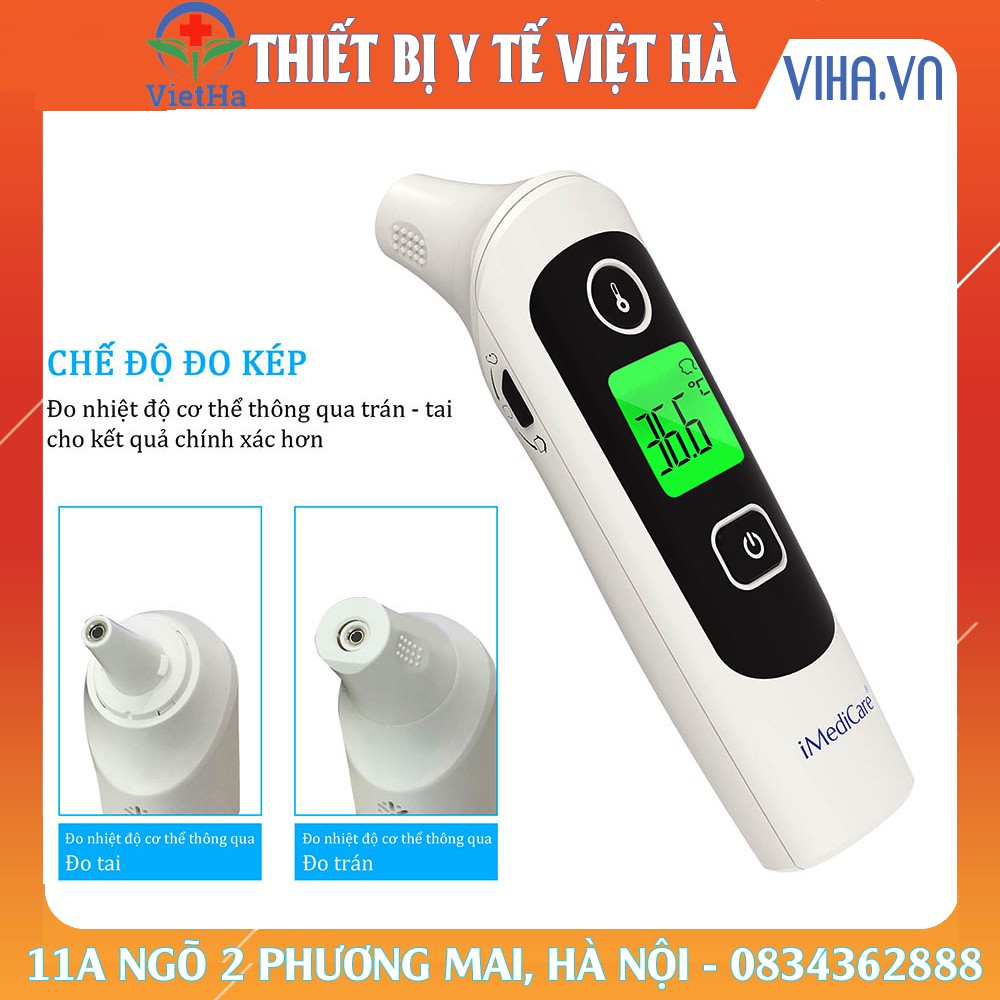 Nhiệt kế điện tử hồng ngoại 2 trong 1 iMediCare iTM 32A