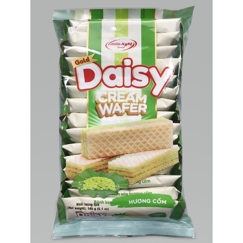 BÁNH KEM XỐP GOLD DAISY CỐM VÀ KHOAI MÔN - HỮU NGHỊ 145G