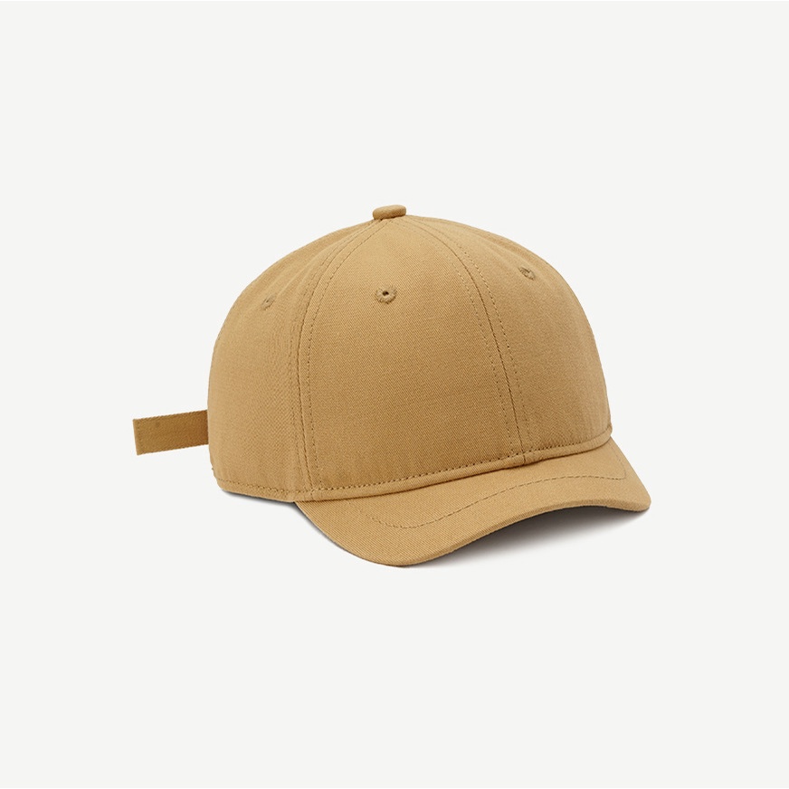 Mũ Lưỡi Trai Vành Ngắn Mềm Mại Màu Trơn Kiểu Hip-Hop Đường Phố Cá Tính Cho Nam