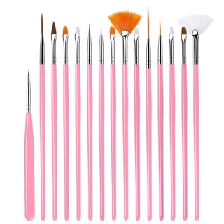 Bộ cọ nail vẽ móng 15 cây