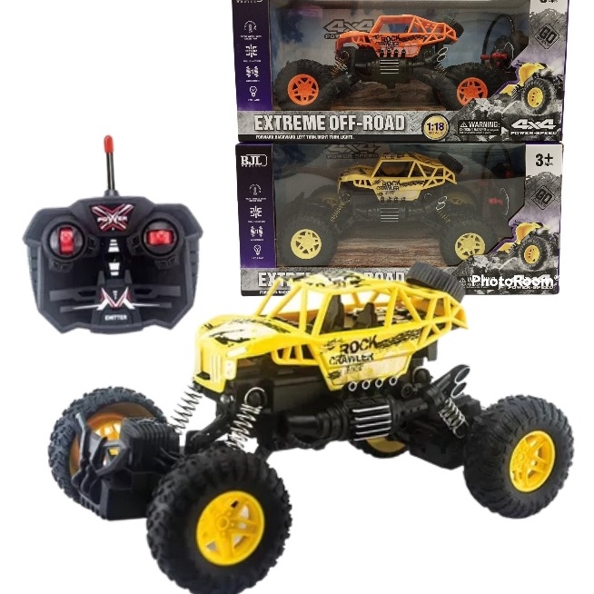 Xe Điều Khiển Từ Xa  Rock Crawler leo đá  Tỉ Lệ 1-18 Chất Liệu Cao Cấp Bền Bỉ Vượt Tốc Độ