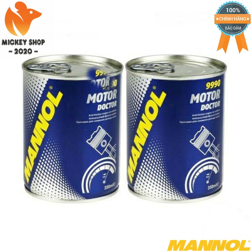 [Pro] Tăng Độ Nhờn Của Nhớt, Giảm Ma Sát, Tăng Công Suất MANNOL 9990 – 350ML Motor Doctor, Hàng Đức Chính Hãng