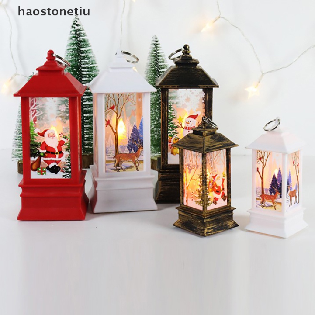 Đèn LED Treo Trang Trí Giáng Sinh Hình Ông Già Noel Tuần Lộc