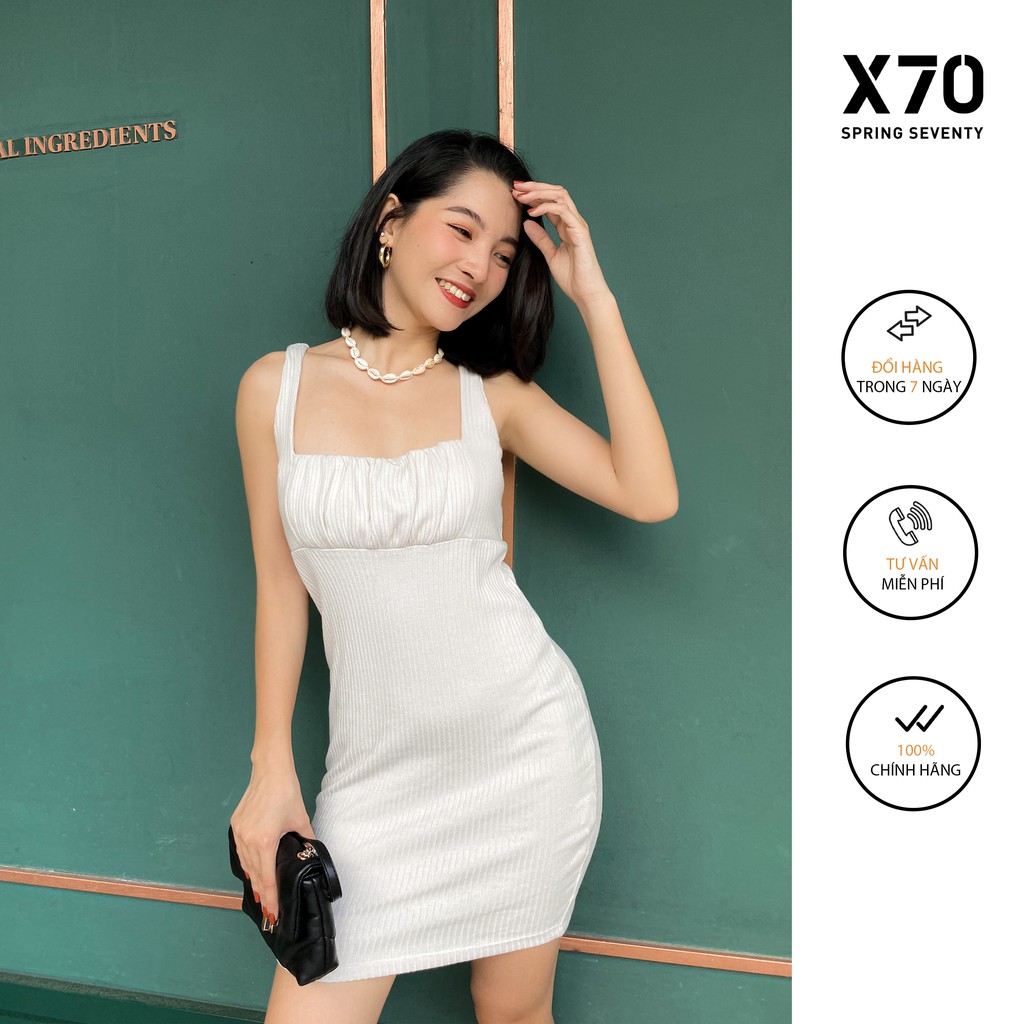 Đầm Thun Nữ Hai Dây Form Ôm Body Thời Trang X70 - 000700001 | BigBuy360 - bigbuy360.vn