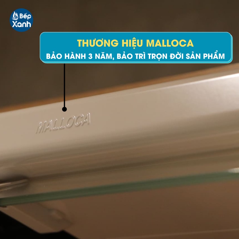 Máy Hút Mùi Classic Malloca H107W - Công Suất Hút 350 m3/h - Ngang 70cm