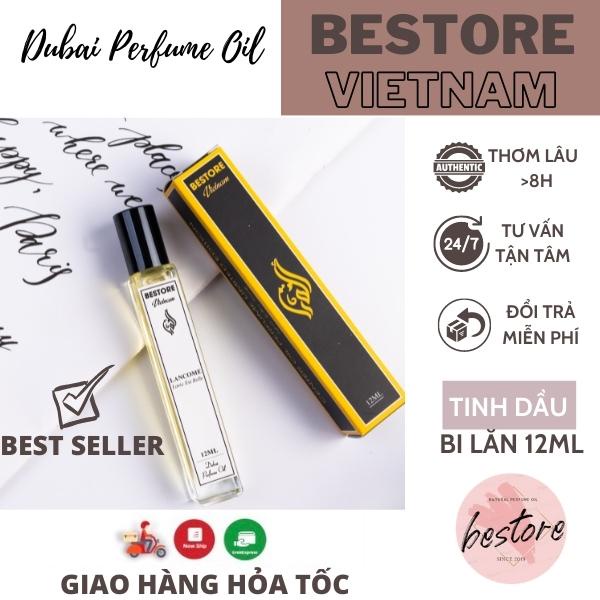Tinh dầu nước hoa Dubai Bestore cá tính, ngọt ngào, gợi cảm 12ml -thơm lâu, dạng lăn tiện lợi