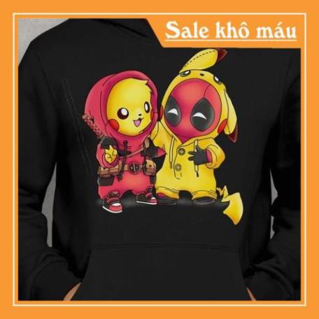 [HOT] Hoodie Pikachu Deadpool đẹp giá rẻ cực chất