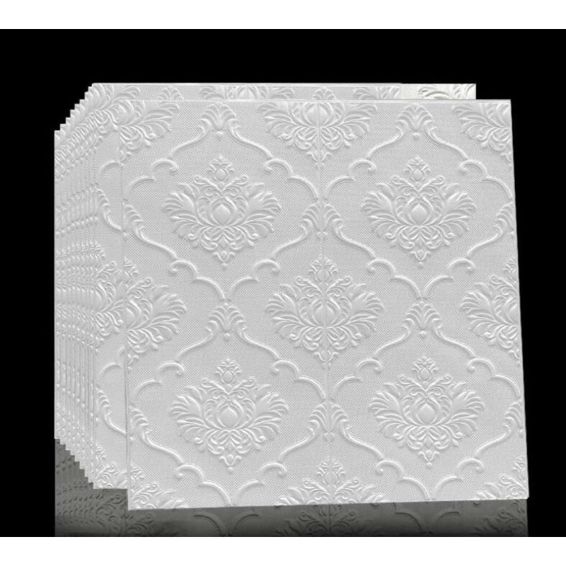 xốp dán tường 3D hoa văn cổ điển